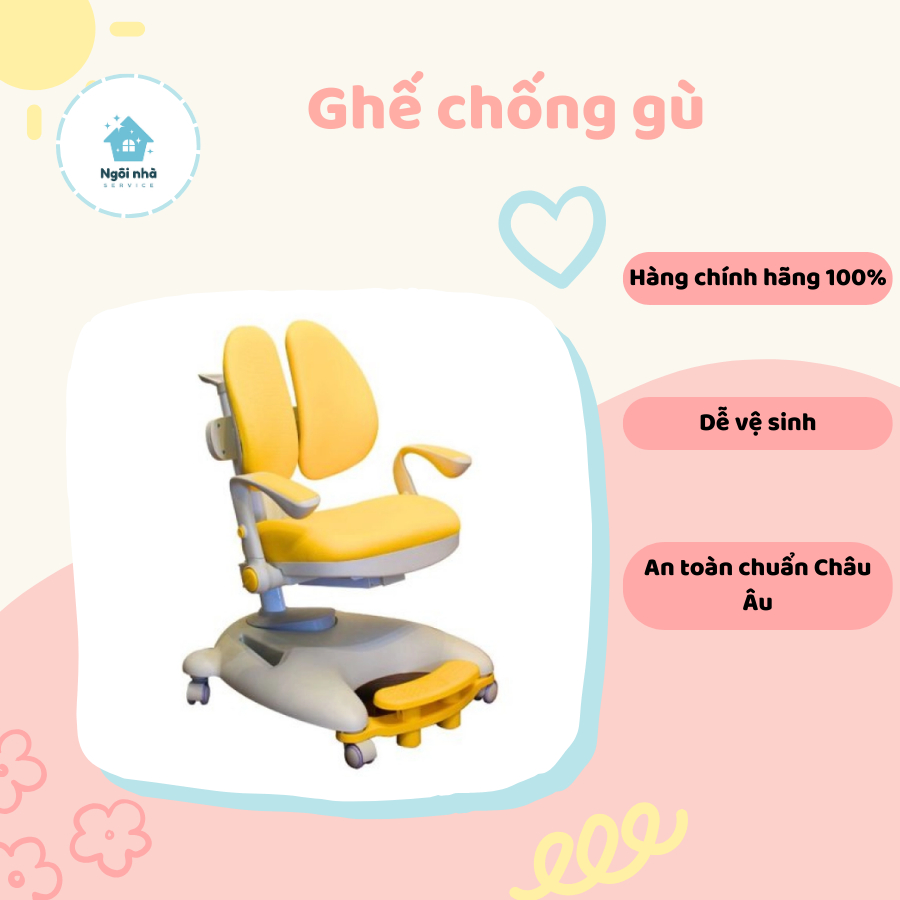 Ghế chống gù cao cấp Sakawin Premium G01 Tựa lưng tự động ôm sát Khóa bánh