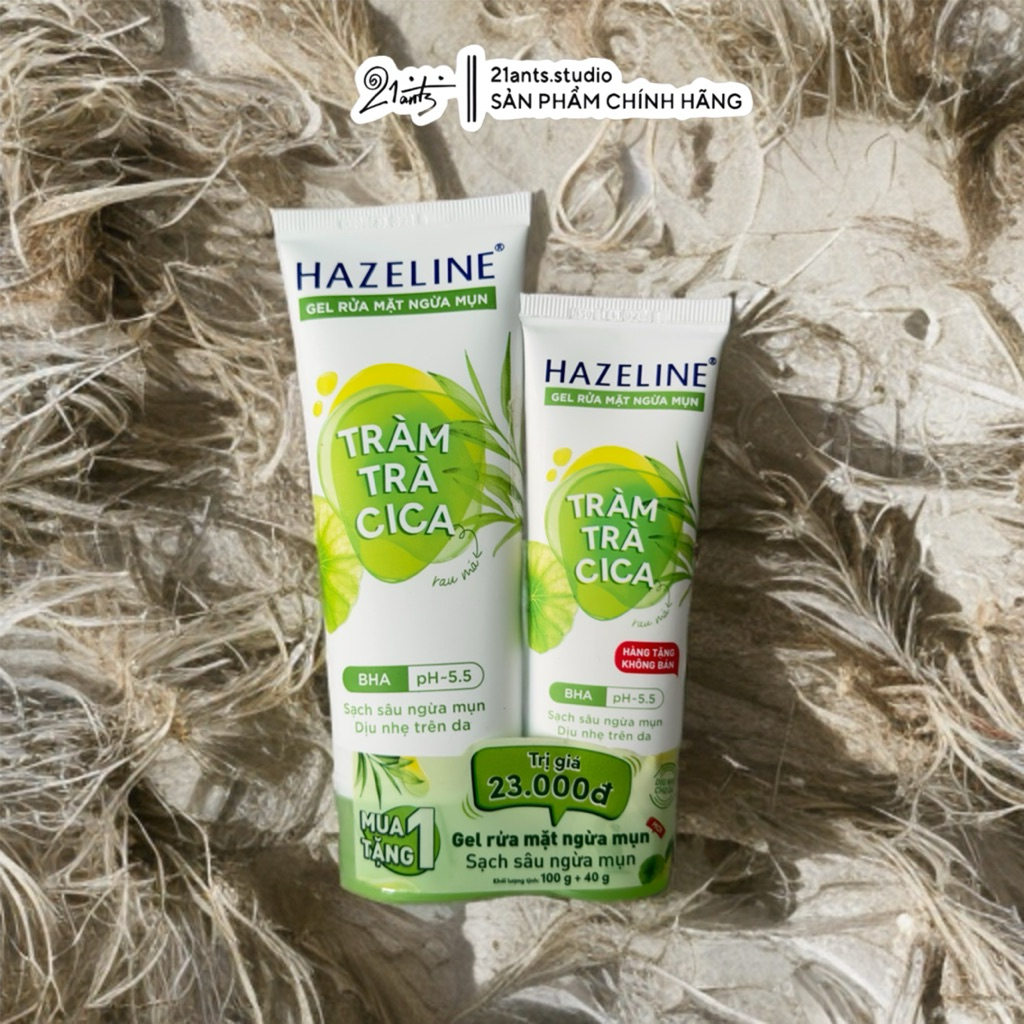 SỮA RỬA MẶT HAZELINE TRÀM TRÀ CICA || SỮA RỬA MẶT NGỪA MỤN