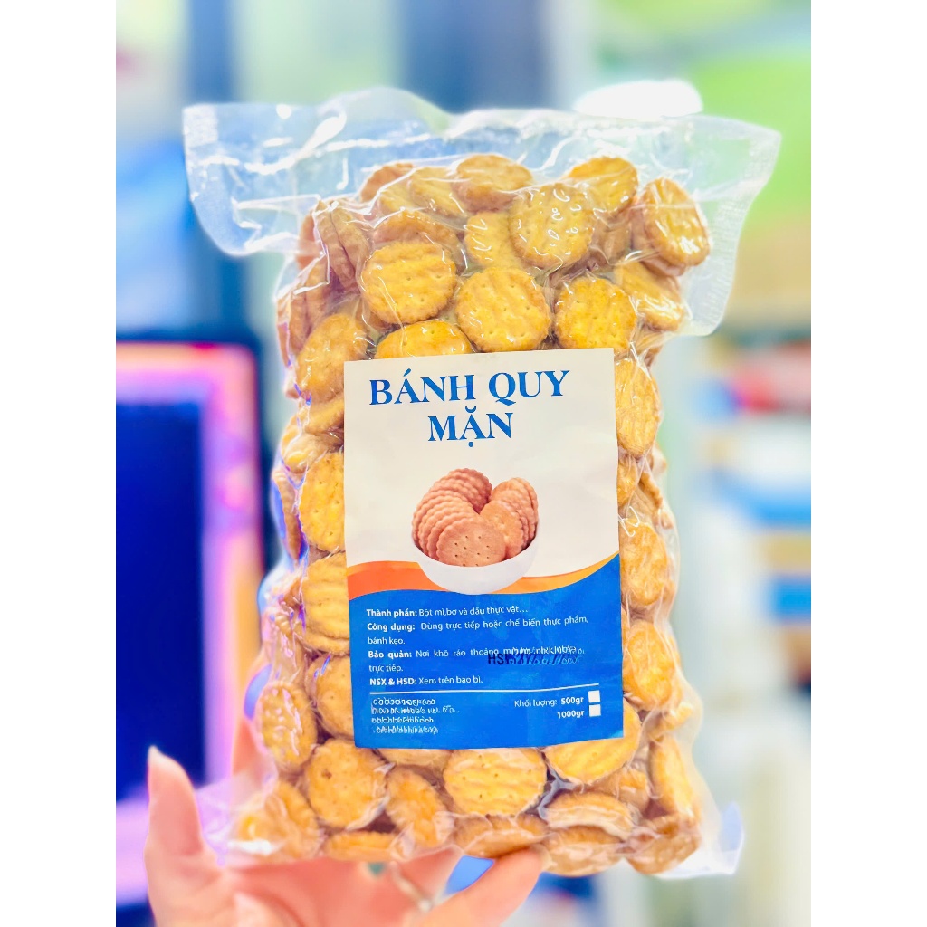 Bánh quy mặn Việt Nam gói chiết 200gram