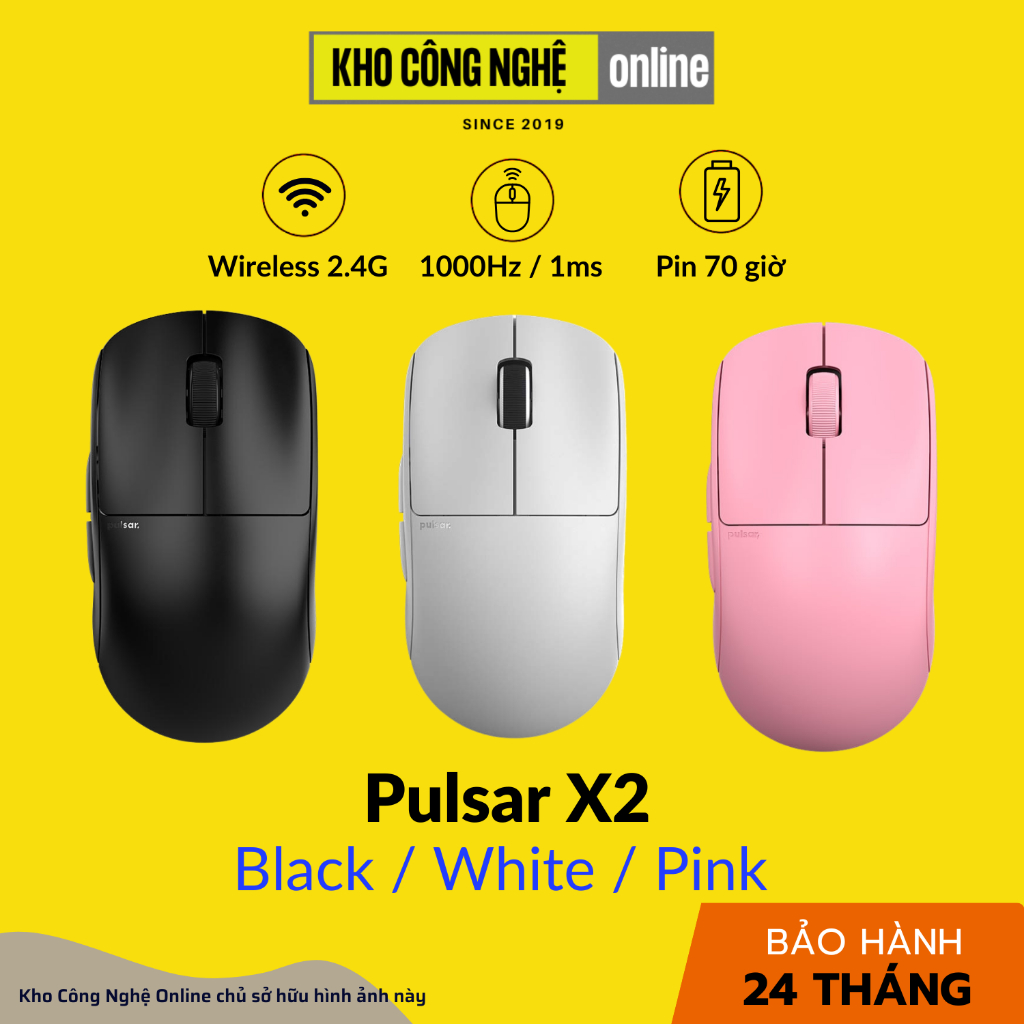 Chuột không dây Pulsar X2 / Pulsar X2 Mini - (Hàng chính hãng)