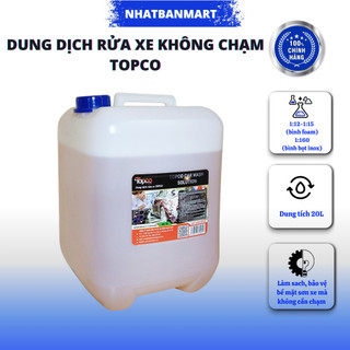 Nước rửa xe không chạm rửa xe máy otoTopc bảo vệ sơn dùng máy rửa xe cao áp từ 150Bar 20L