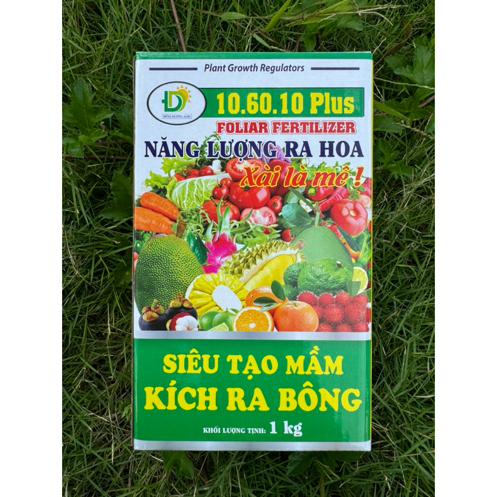 Phân Bón 10-60-10 Plus ( Tạo Mầm Hoa, Kích Ra Bông ) hộp 1kg