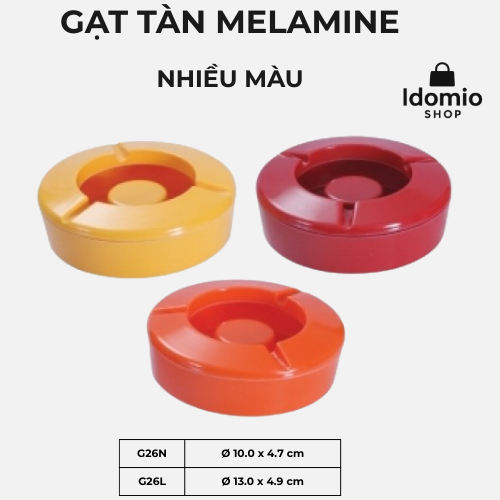 Gạt Tàn Nhựa Melamine Màu Ngẫu Nhiên