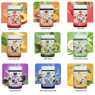 Mứt Trái Cây Có Xác Làm Nhân Bánh UniFresh 350G – VieMart | Sánh Mịn, Giữ Xác Trái, Lên Nhân Đẹp