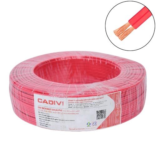 DÂY ĐIỆN CADIVI VCmd/LF 2x0.75 100M– CHÍNH HÃNG – AN TOÀN