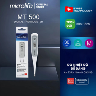 Nhiệt Kế Điện Tử Microlife MT500 | Cho kết quả nhanh chóng chỉ trong 30 giây - Bảo Hành Trọn Đời