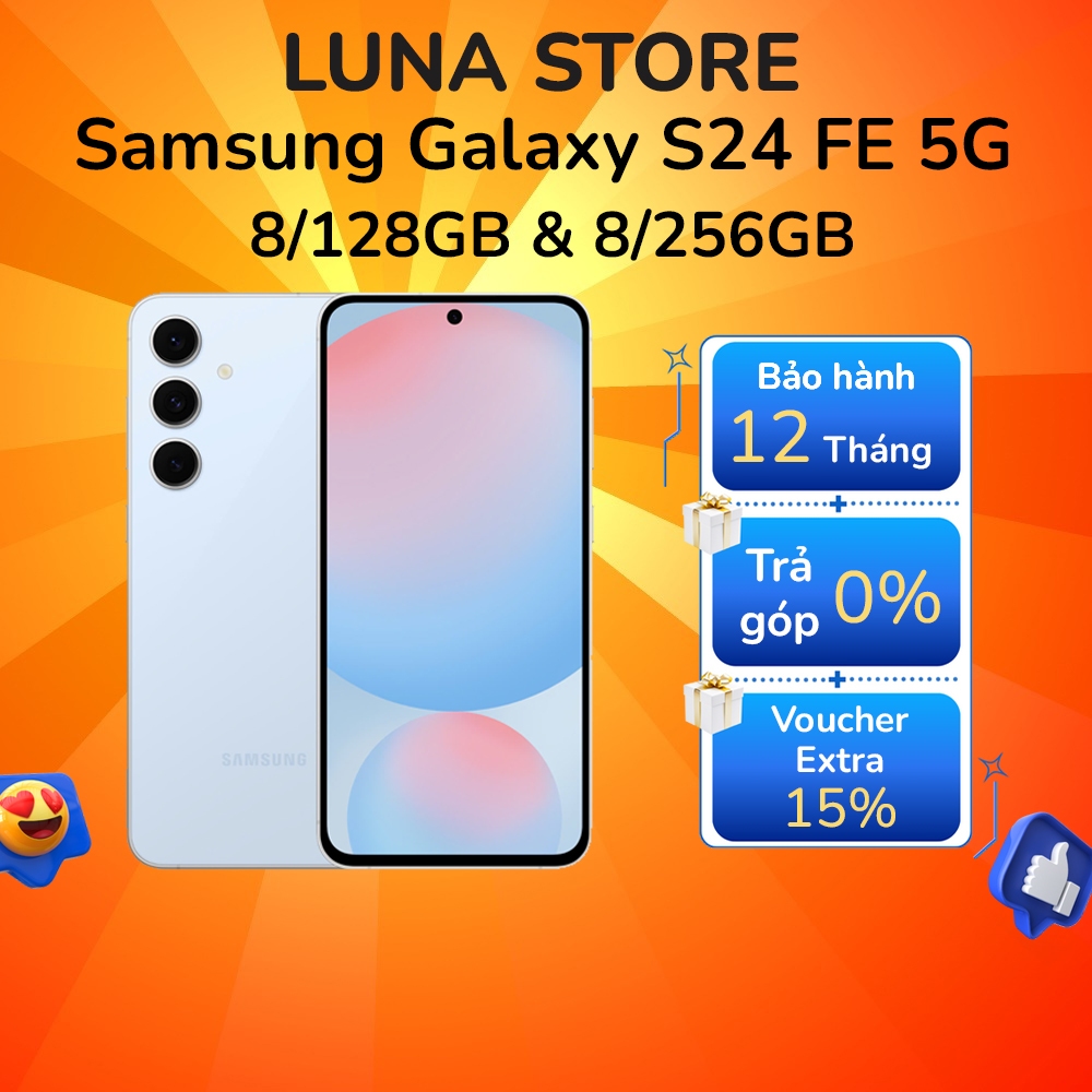 Điện thoại Samsung Galaxy S24 FE (8/128GB & 8/256GB) 5G  - Hàng chính hãng 100% - LUNA TECK