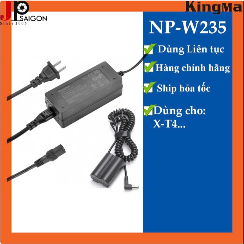 Giả Pin Kingma dummy battery thay thế chp pin Fujifilm NP- W235