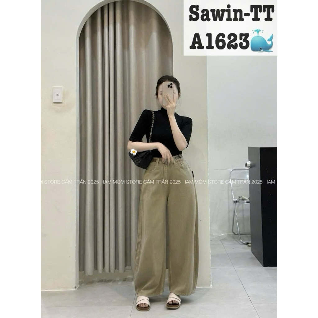 [Hàng Mới Về] Quần Jean Baggy Mã A1623 Form Thụng-HQCL1