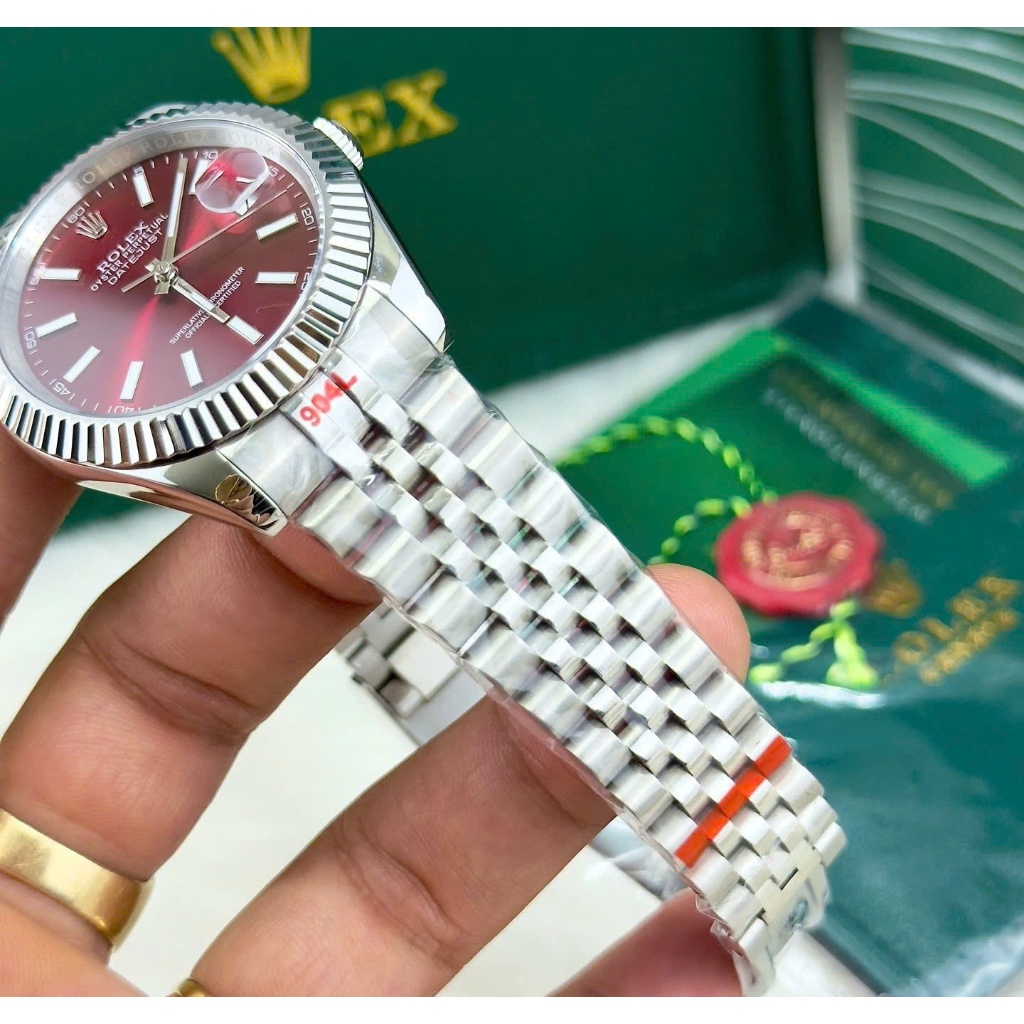 Fullbox - Rolex dayjust viền khía size 38/41mm - Khung thép đúc máy miyota 8215