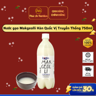 Nước Gạo Lên Men Hàn Quốc Makgeolli Vị Truyền Thống Chai 750ml