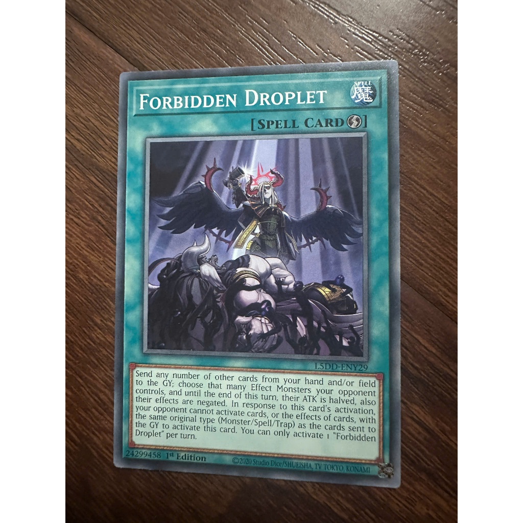 Thẻ Yugioh chính hãng - Forbidden Droplet - Common - L5DD-ENY29