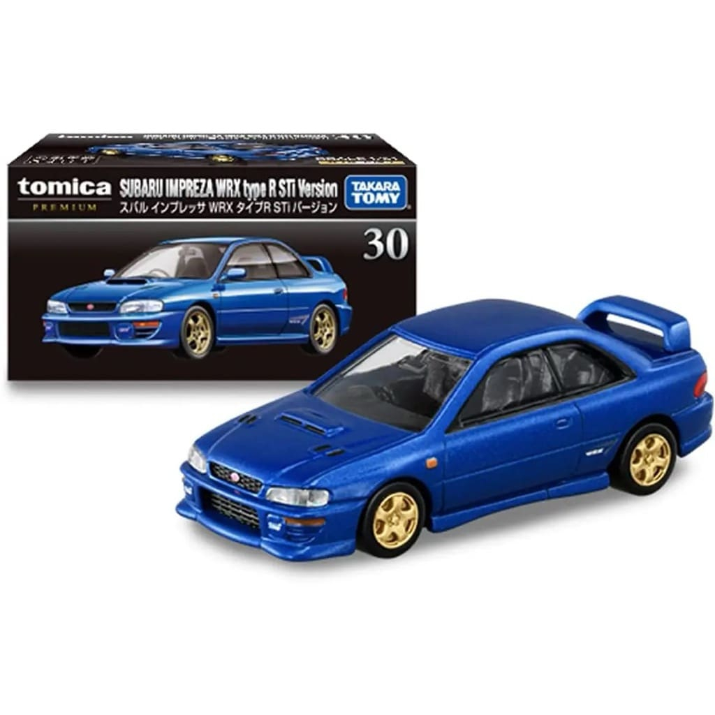 Xe mô hình Tomica Premium Subaru Impreza WRX Type R STI Version No.30