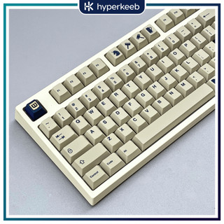 Keycap Mộc Bản Chiến Binh Tone Retro, 134 Nút, Nhựa PBT Dày 1,7mm, Cherry Profile, In Dye-Sub 5 Mặt