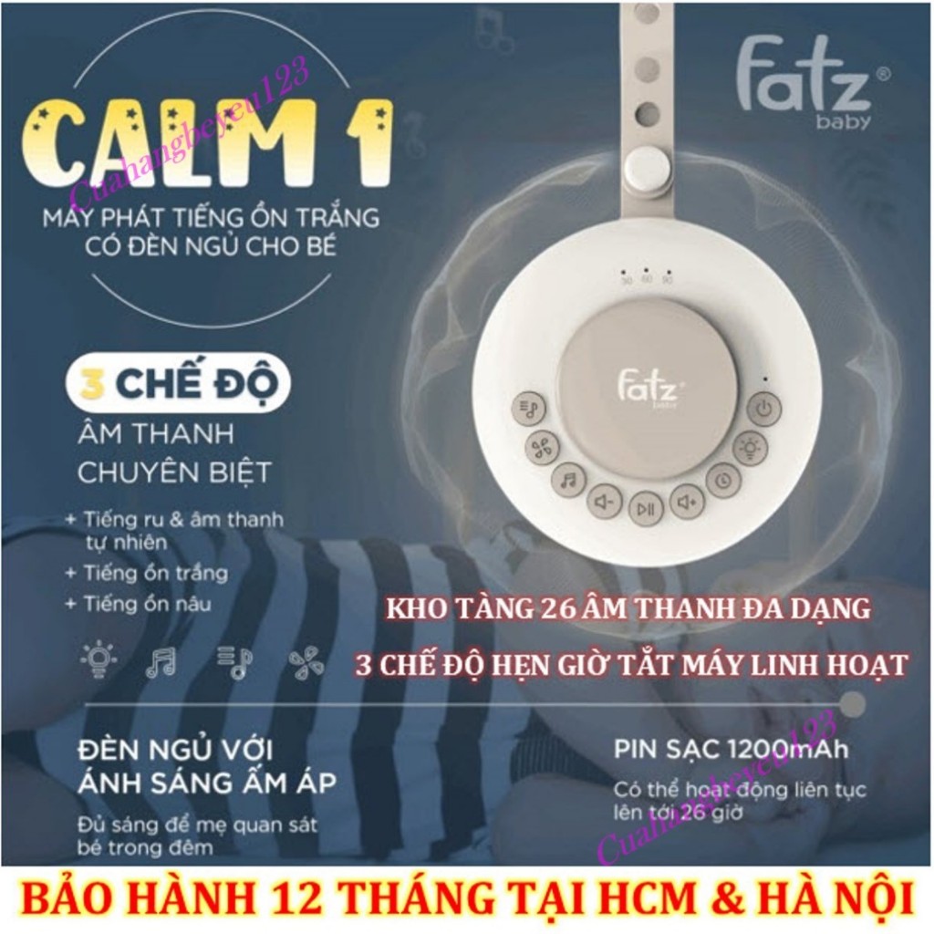 Fatz Calm 1 - Máy phát tiếng ồn trắng cho bé