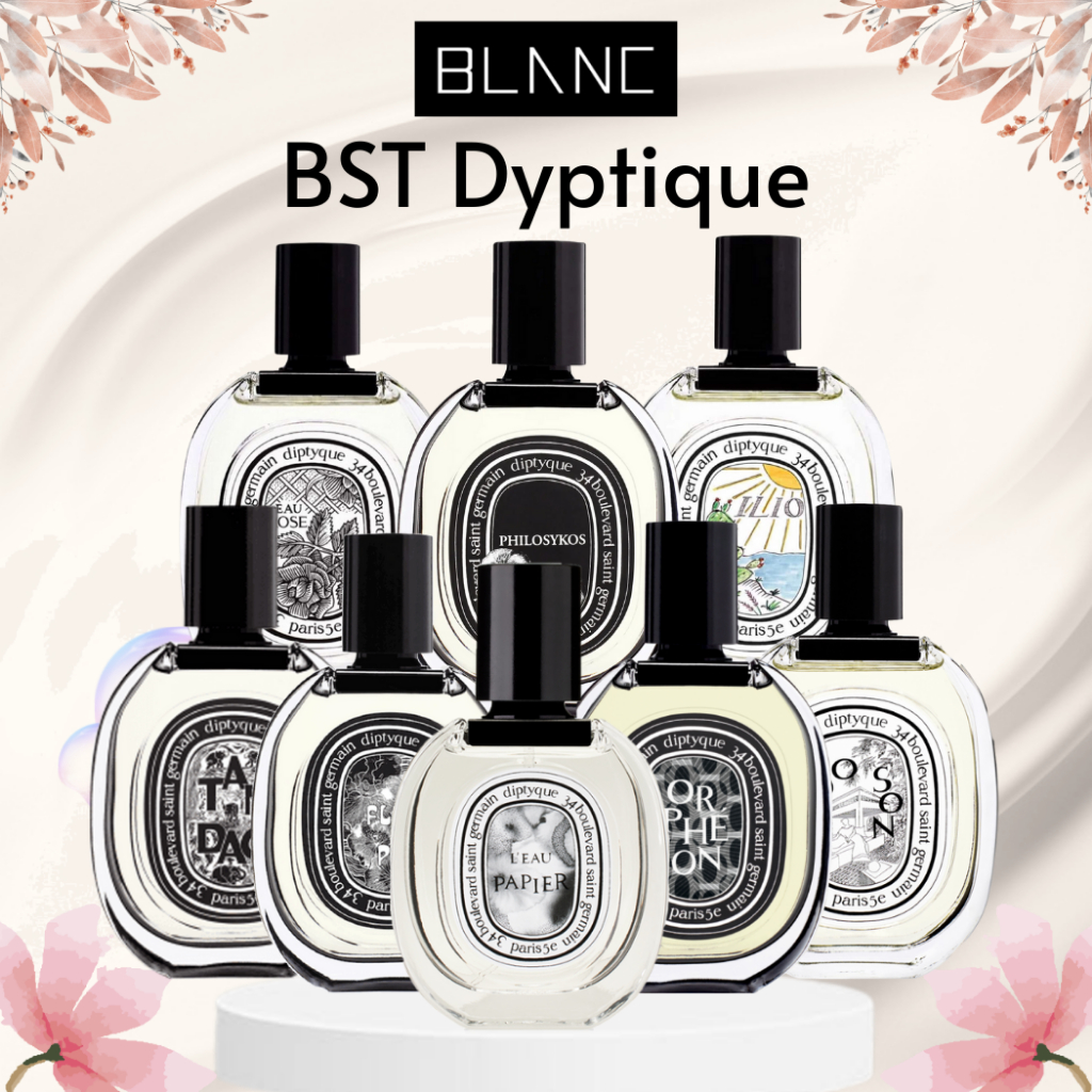 Nước Hoa Unisex Diptyque Fleur De Peau, L’eau Papier, Orpheon, Do son, Tam Dao, Ilio, Eau Rose, Philosykos BLANC PERFUME