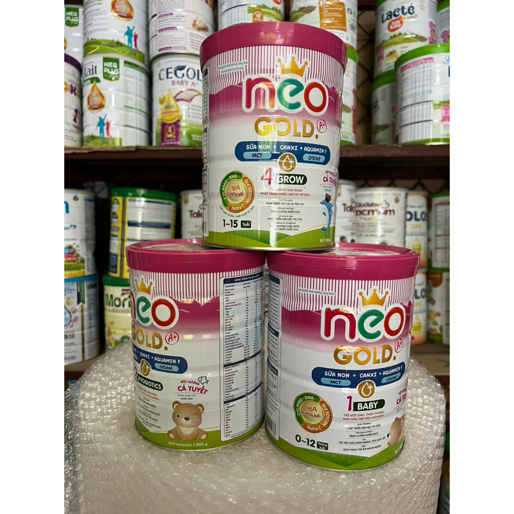 sữa neo gold đủ số hôp 900g date th10/26