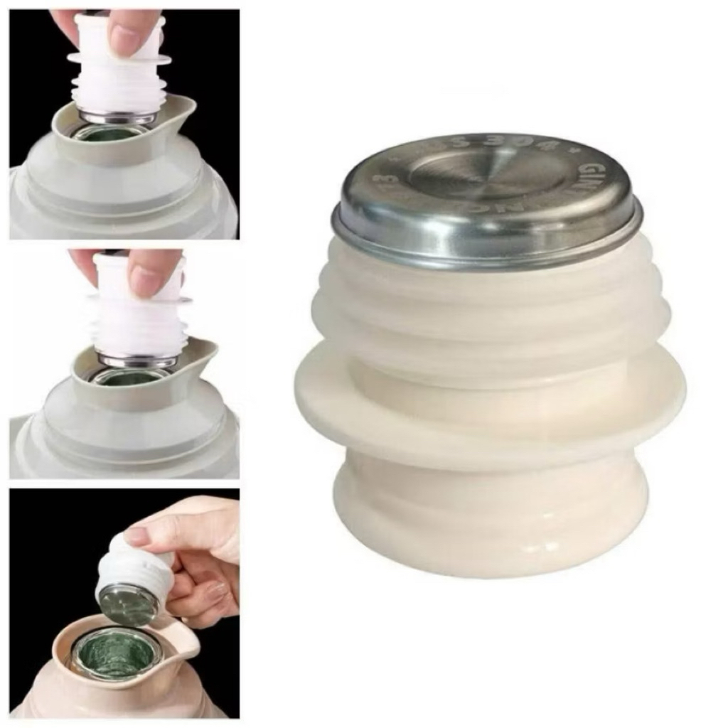 Nắp Phích Inox 304 Cao Cấp – Nút Chặn Bình Giữ Nhiệt Chống Tràn – Thay Thế Phích Lock&Lock / Elmich 