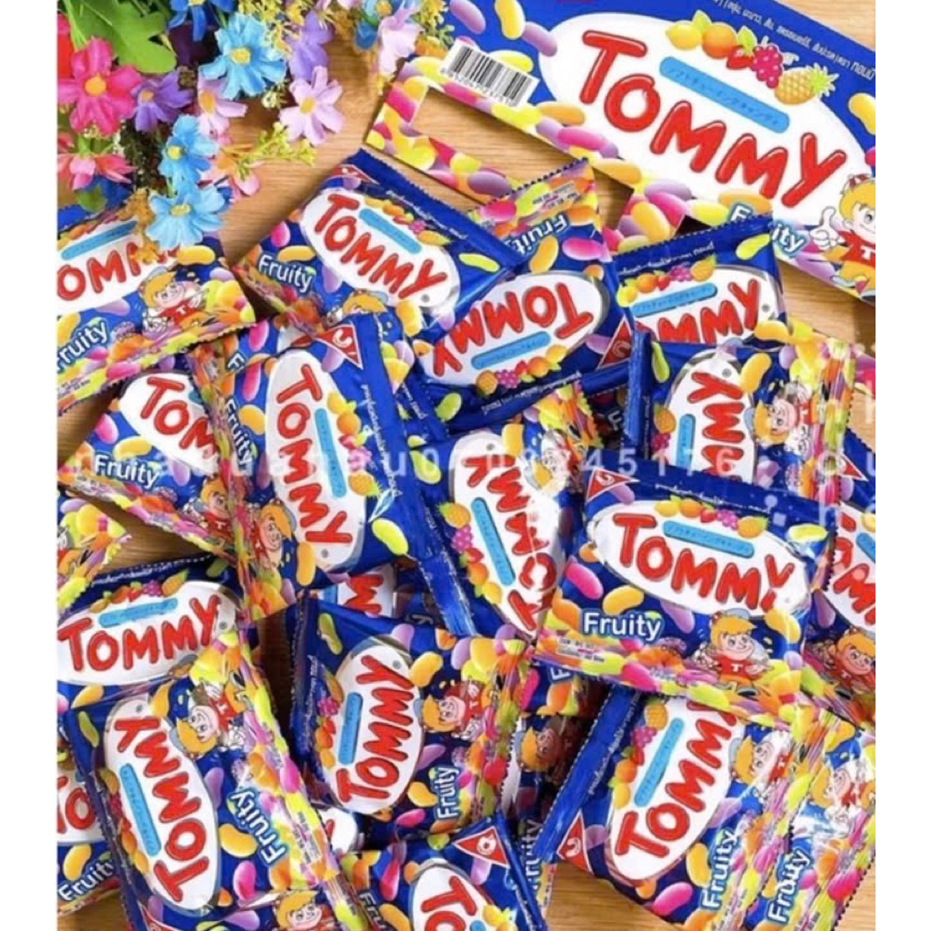 một gói kẹo trái cây mĩ vị tommy thái lan