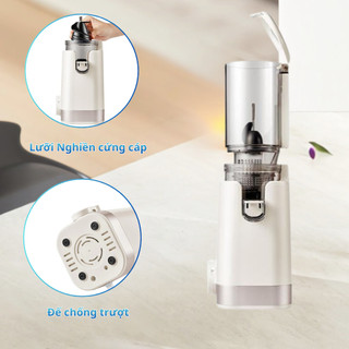 Máy Ép Chậm Midea MJC121S0BPWE Ép Rau Củ Trái Cây Kiệt Bã Giữ Dinh Dưỡng