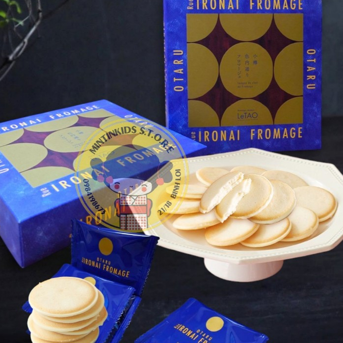 [HÀNG AIR] BÁNH LETAO OTARU IRONAI FROMAGE 16 BÁNH