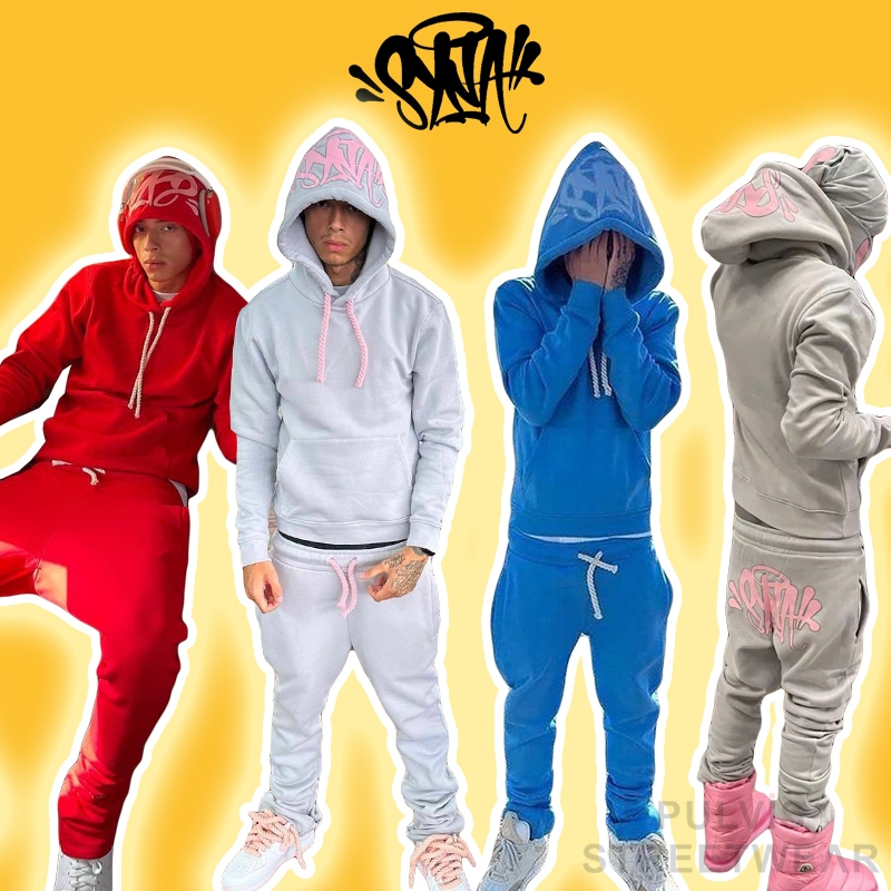 ⚡️[Hight Quality] - Bộ Quần Áo Syna World Logo Tracksuit Set, Set Quần áo Syna nỉ bông drip, Set bộ 
