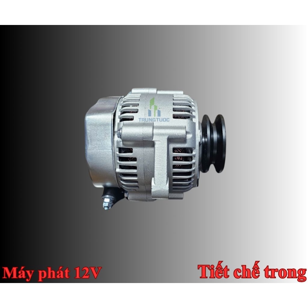 Dinamo Máy Phát 12V 45A, Tiết Chế Trong, Lắp Máy Cày Máy Đào Xe Nâng