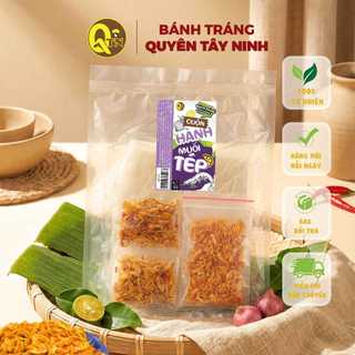  Combo 2 Bánh Tráng Phơi Sương Muối Tép Sấy cuộn Hành Phi| Quyên Tây Ninh 