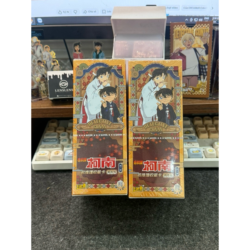 [HÀNG ORDER TẶNG SLV ] FULL BOX THẺ NHÂN PHẨM/PACK CARD CONAN KAYOU VOL 7 GIÁNG SINH (18 packs)
