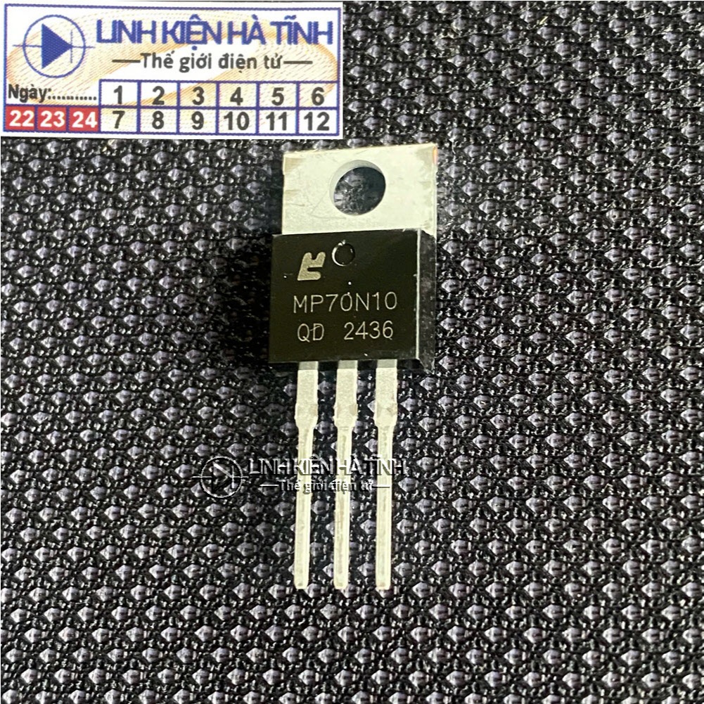 Combo 3 con MOSFET N-CHANNEL FQP70N10 70N10 TO-220 70A 100V MỚI-AG13