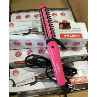 Lược Điện NOVA 3 In 1, Tạo Kiểu Dập Xù, Uốn, Duỗi Tóc Chuẩn Salon Chuyên Nghiệp