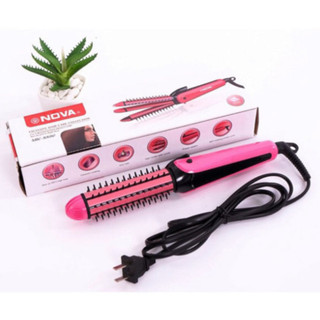 Lược Điện NOVA 3 In 1, Tạo Kiểu Dập Xù, Uốn, Duỗi Tóc Chuẩn Salon Chuyên Nghiệp