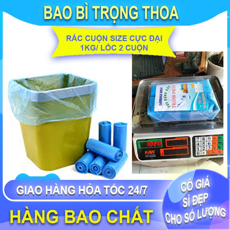 Combo 2 cuộn rác cực đại sinh học tự hủy bảo vệ môi trường, CÓ GIÁ SỈ
