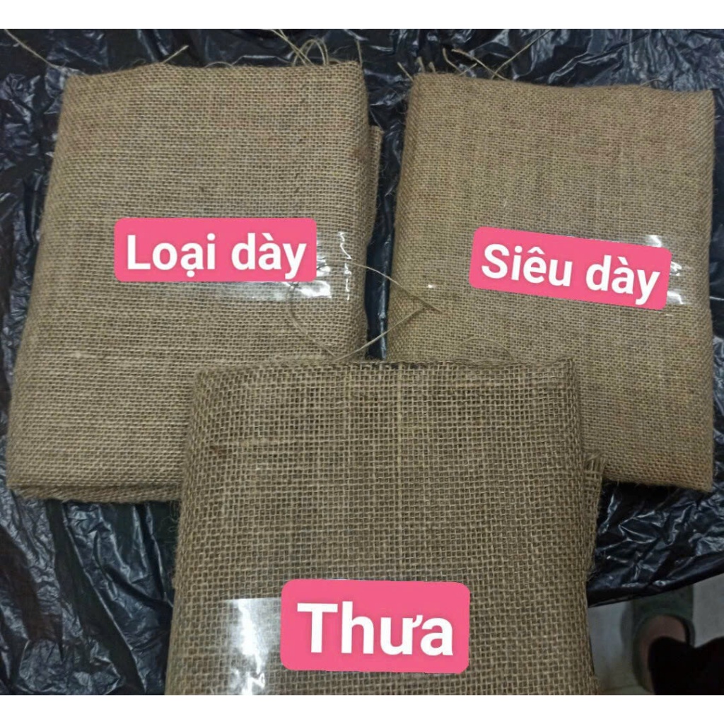 Vải Bố  Đay , Vải Đay , Vải Bố Loại Dày Làm Trang Trí , Làm Handmade  Làm steam 1m x 1m...