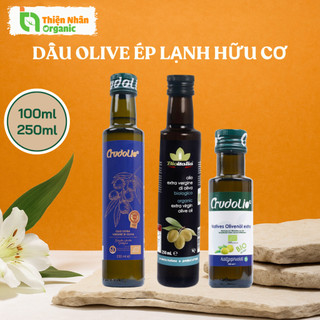 Dầu oliu siêu nguyên chất hữu cơ Bioitalia Crudolio Extra Virgin Olive Oil