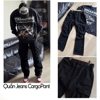  Quần Cargo pant v2 Túi Hộp Chất Liệu co giãn Kaki Menswear Nam 