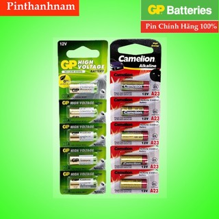  Pin A23 Camelion   GP Vỉ 5 Viên Thay Remote Khiển Cửa Cuốn Pin Chuông Cửa 