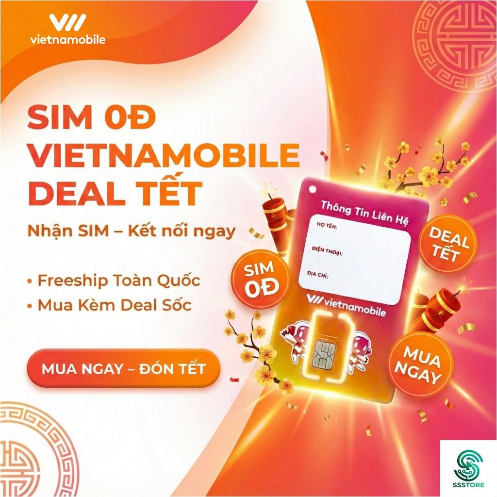 SIM 0Đ Vietnamobile, Nghe, Gọi Nhận Tin Nhắn, sóng khỏe