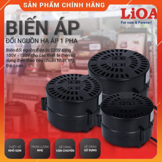 Biến Áp Đổi Nguồn Lioa 220v ra 100V 120V, biến áp tự ngẫu lioa, bộ đổi nguồn điện,Cục biến điện áp c