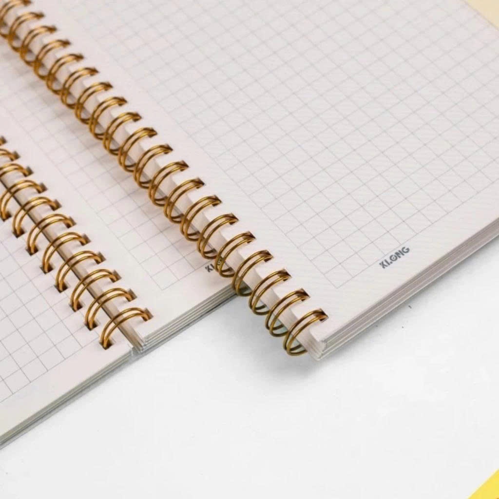 Vở Caro Lò Xo B5 KLong (120/200 trang) Lò Xo Caro Klong MS 584, MS 585