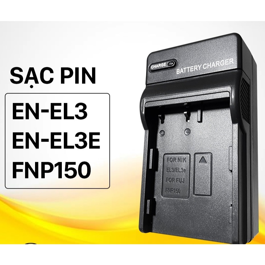 SẠC Charger cho PIN NIKON EN-EL3E ( EL3e ) cho NIKON D70, D70S, D80, D90, D200, D300, D700