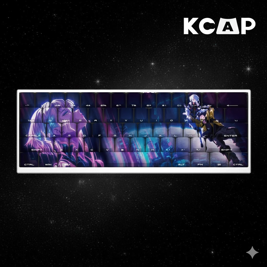 Keycaps Lucy Anime PBT 130 Phím Khắc Mờ | KCAP - World of keycaps