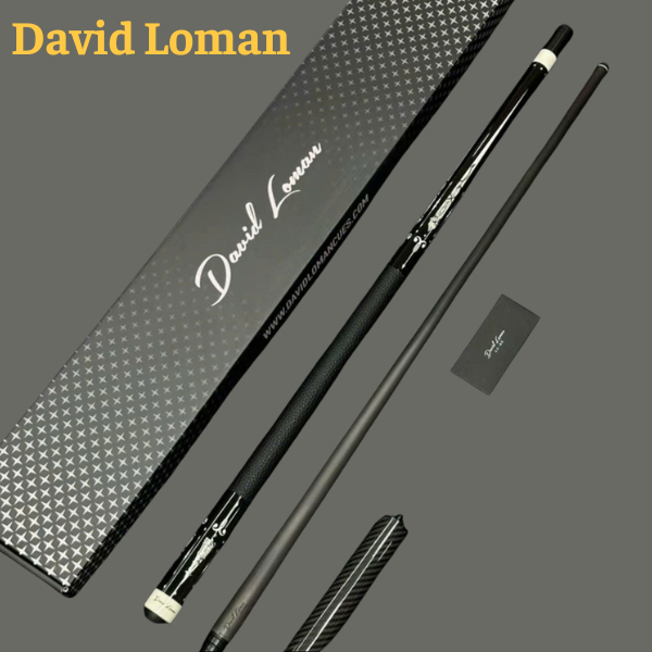 Gậy Bi-a,Cơ bida lỗ DAVID LOMAN Phantom ngọn carbon Classic,Pro,Ultra ren Radial tặng kèm phụ kiện