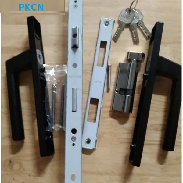 Bộ khóa tay gạt đơn điểm Kinlong dùng cho cửa nhôm Xingfa