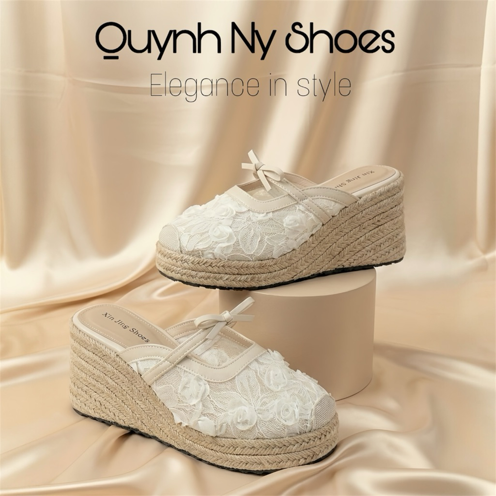 NYNY - DÉP SỤC XUỒNG CÓI CAO 7 PHÂN - XUỒNG BỐ HOA NƠ VÂN NỔI SANG TRỌNG HIỆN ĐẠI