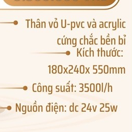 SKIMMER UNIVERSEA M160 - Phù hợp cho hồ 800-1500L - Bh 3 năm