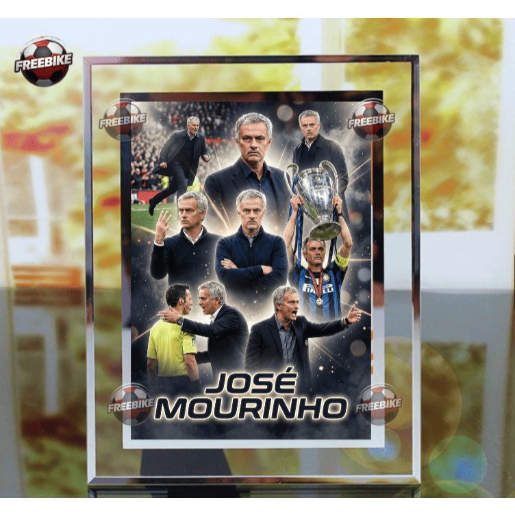 KHUNG POSTER JOSÉ MOURINHO BẰNG KÍNH PHA LÊ CAO CẤP