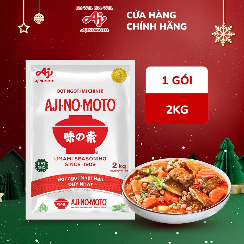MỲ CHÍNH AJINOMOTO GÓI 2kg cánh nhỏ