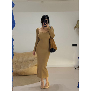 ( HÀNG ĐẶT TRƯỚC)- Đầm body maxi dài tay #622