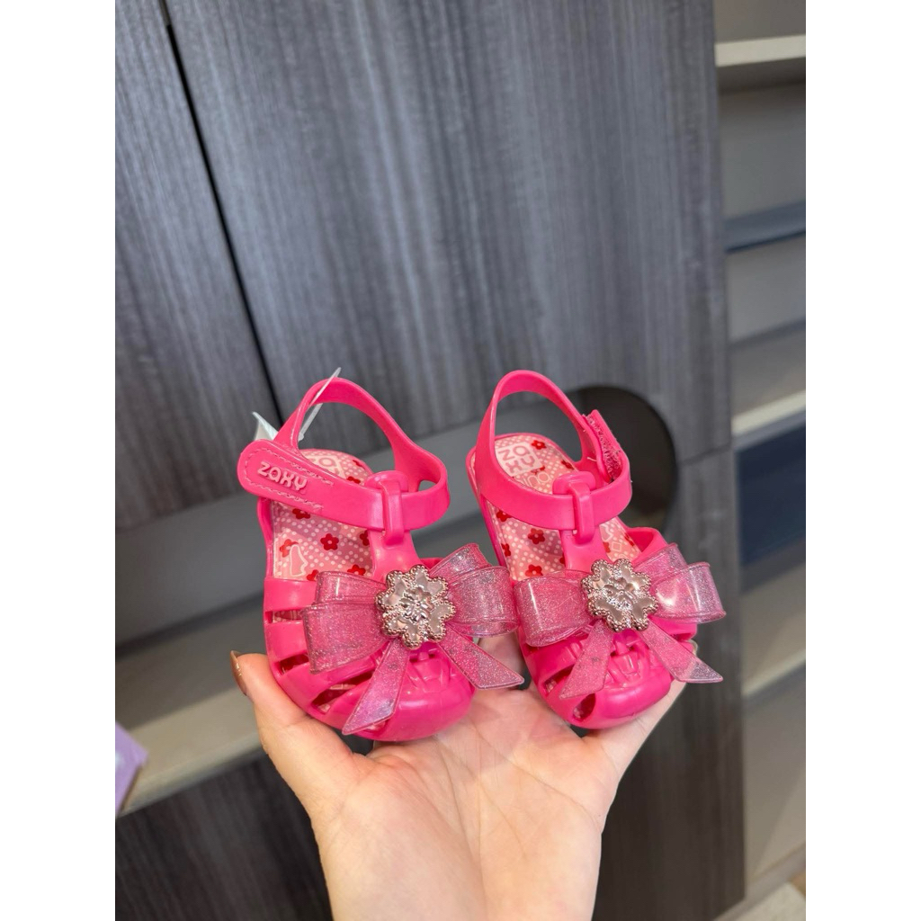 Dép rọ thơm cao cấp chính hãng Zaxy Romantic cho bé gái ( Pink Dahlia )